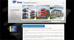 Desktop Screenshot of maisons.wust.be